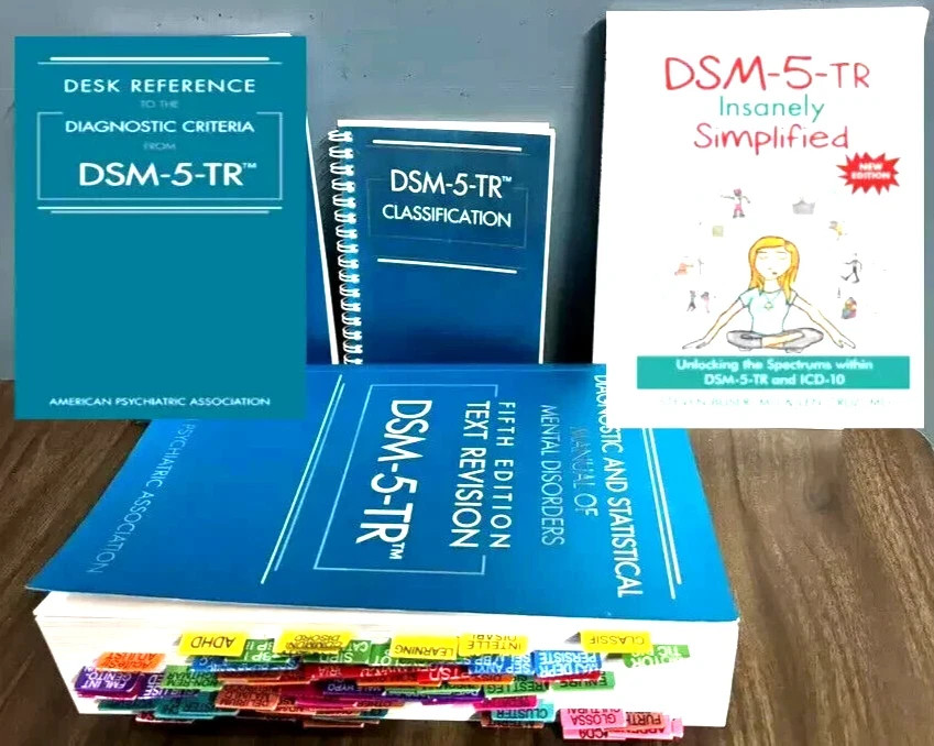 DSM 5 TR+Tab+ Desk Reference (PB) + Classification + DSM 5 TR Simplified PB USPS