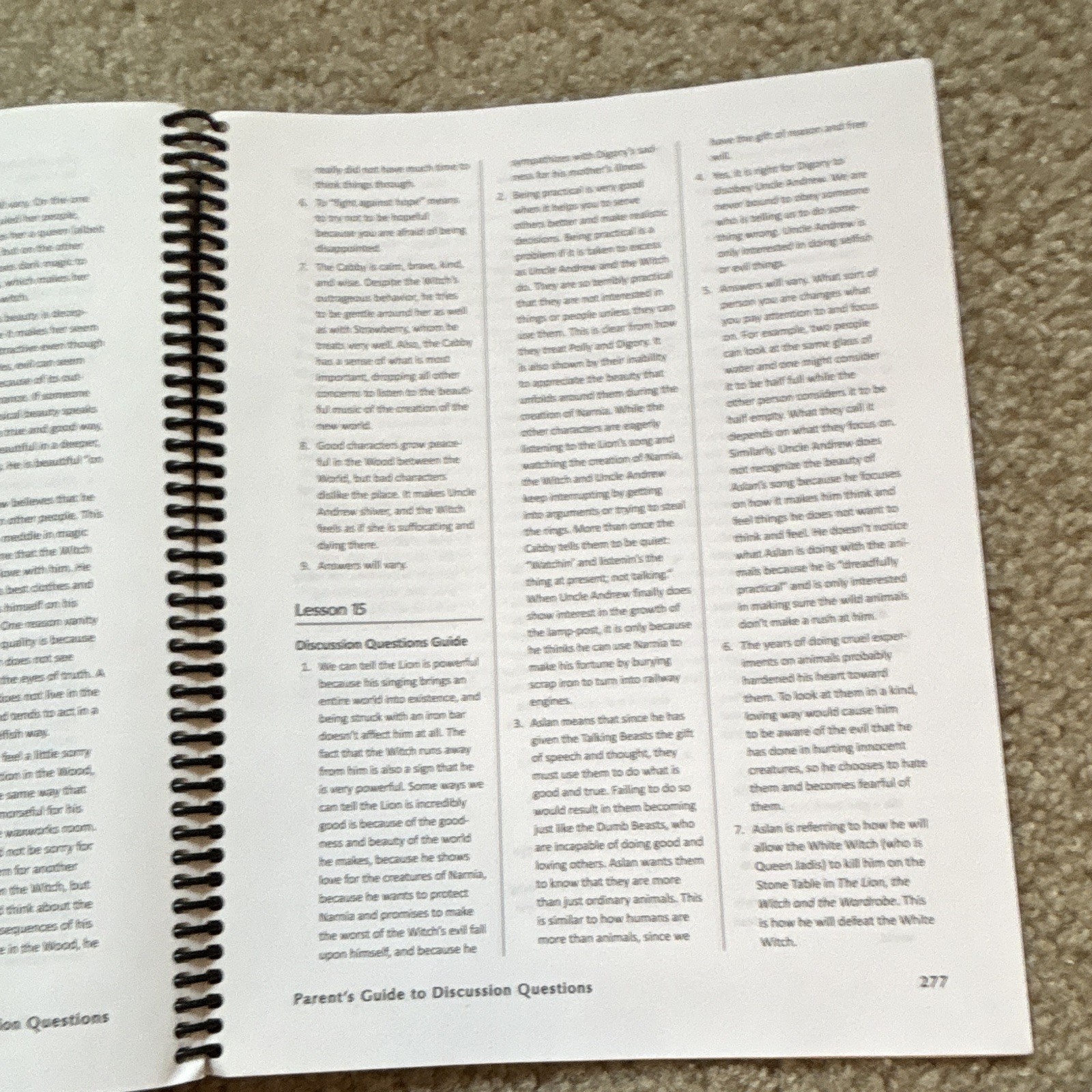 The Treasure Trove of Literature Level 2 Spiral Guidebook & Notebook