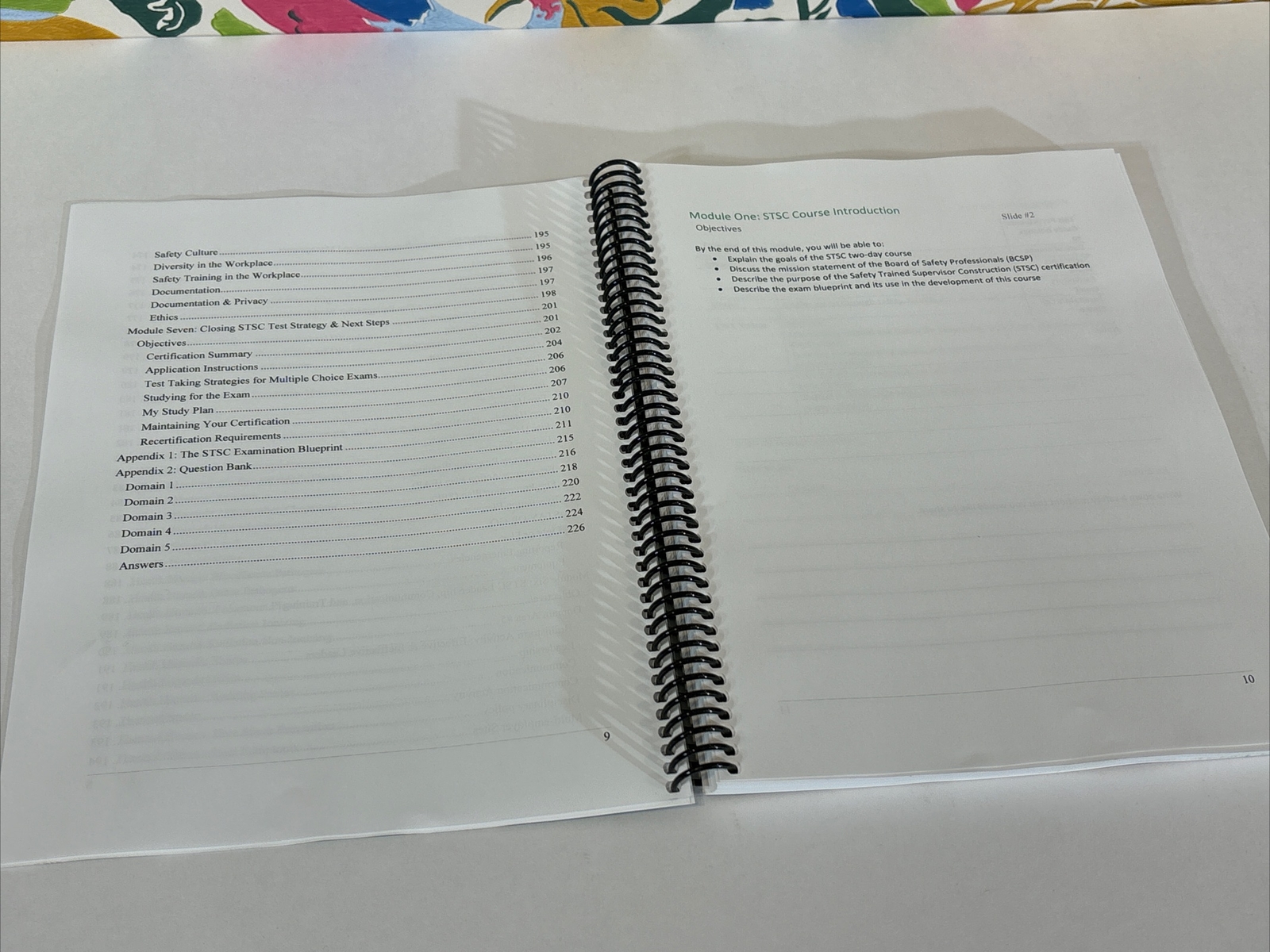 STSC Certification Participant Guide Safety Trained Supervisor Construction